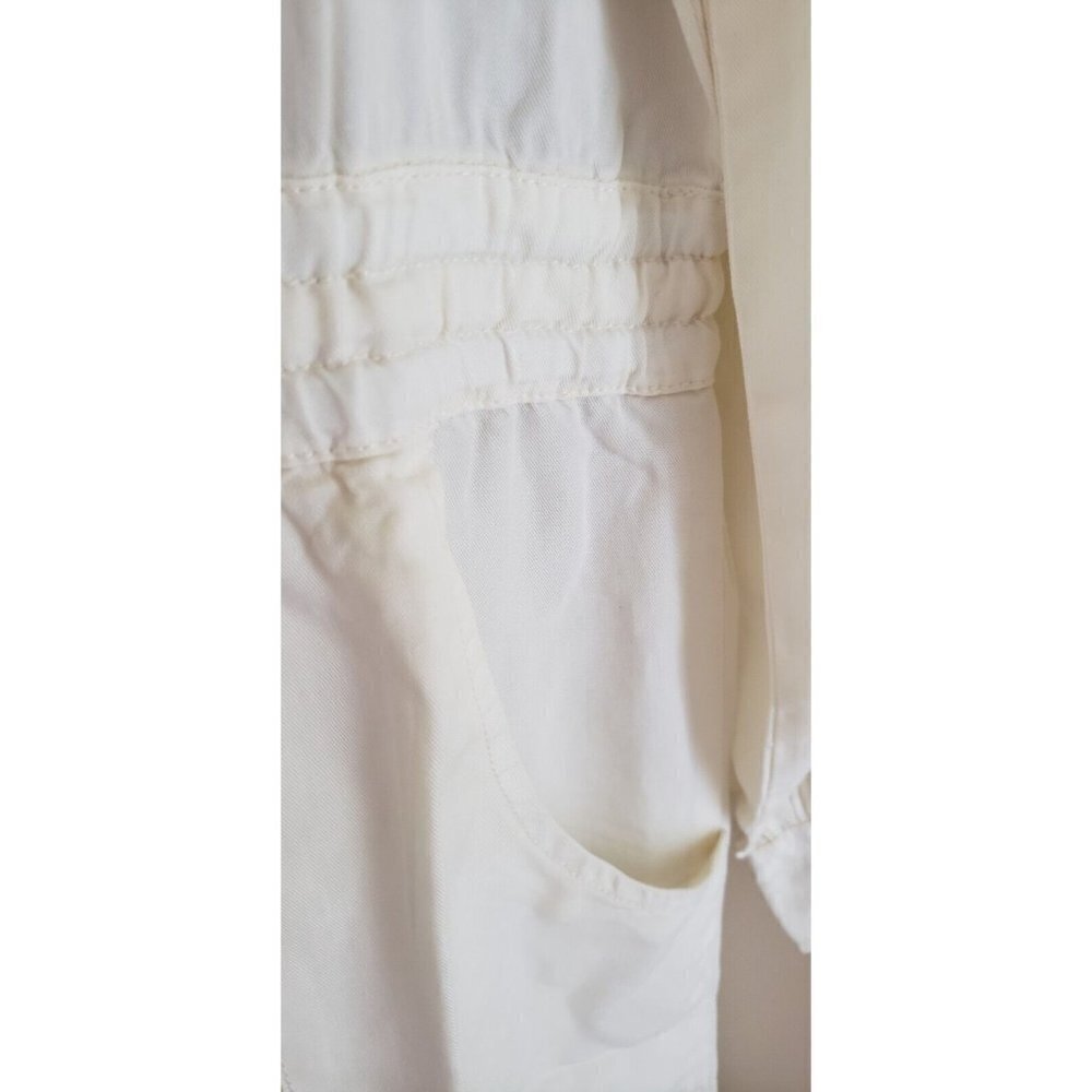 NWT GUESS ELLIS LONG SLEEVE WHITE SHIRT STYLE DRESS LARGE - Picture 7 of 14